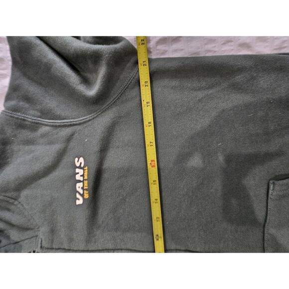 Vans Mountain Sk8 Zip Up Hoodie Sycamore Green YOUTH XL Fleece Snow Capped Mtns - Picture 4 of 15